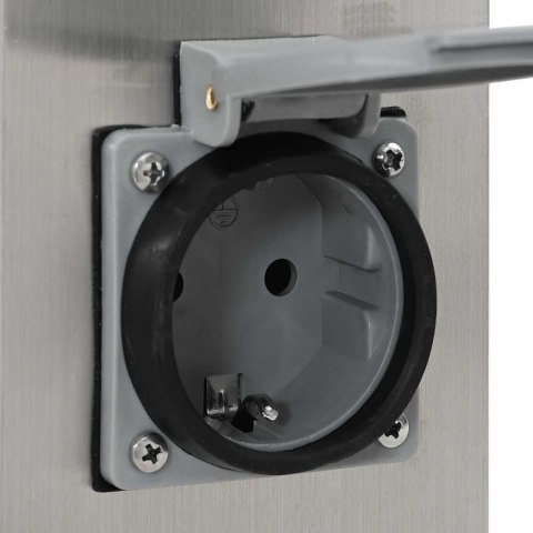 SŁUPEK OGRODOWY Z GNIAZDAMI STAL NIERDZEWNA Z REGULATOREM