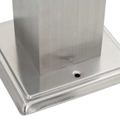 SŁUPEK OGRODOWY Z GNIAZDAMI STAL NIERDZEWNA Z REGULATOREM