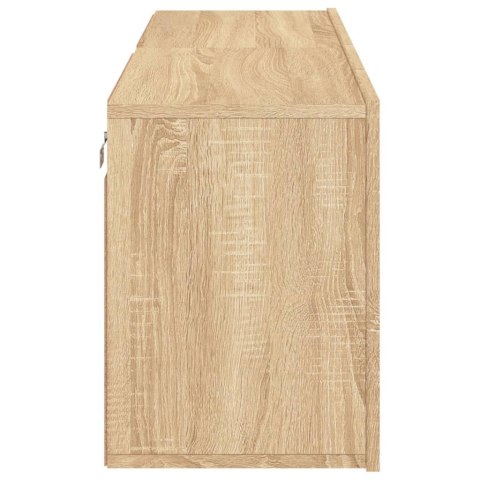 ŚCIENNE SZAFKI TV 2 SZT. DĄB SONOMA 60X30X41CM