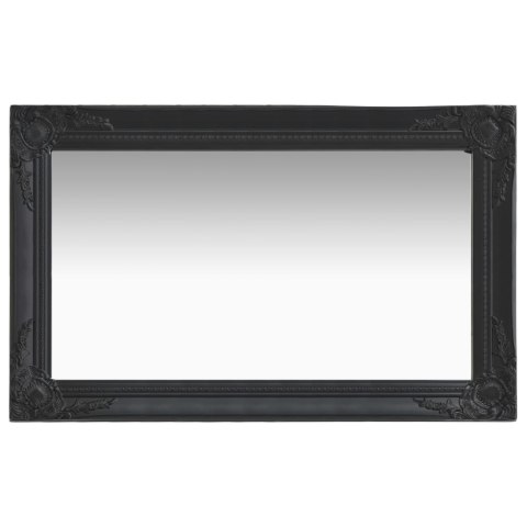 LUSTRO ŚCIENNE W STYLU BAROKOWYM 50X80CM CZARNE