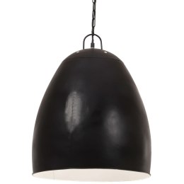 INDUSTRIALNA LAMPA WISZĄCA 25 W CZARNA OKRĄGŁA 42CM E27