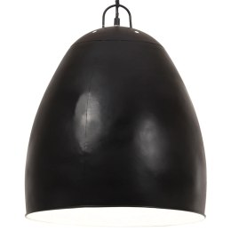 INDUSTRIALNA LAMPA WISZĄCA 25 W CZARNA OKRĄGŁA 42CM E27