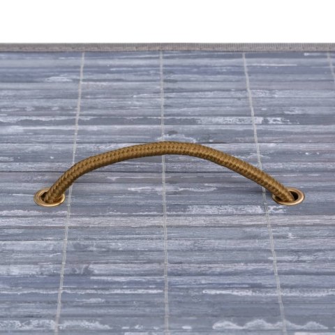 BAMBUSOWY KOSZ NA PRANIE SZARY 100 L