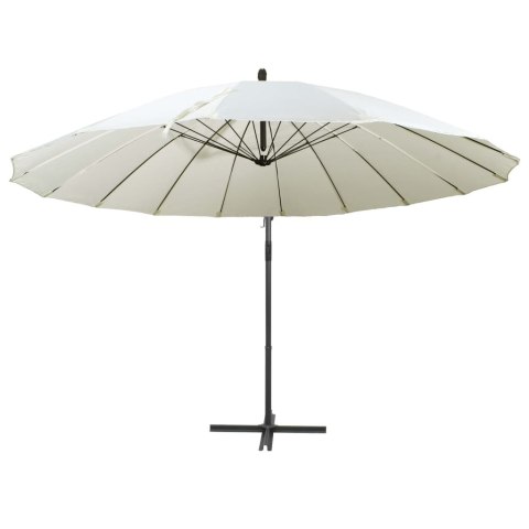 PARASOL OGRODOWY WISZĄCY BIAŁY 3M SŁUPEK ALUMINIOWY