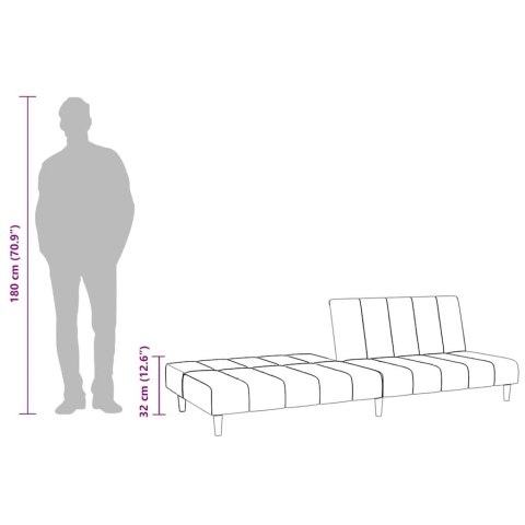 2-OSOBOWA KANAPA RÓŻOWA TAPICEROWANA AKSAMITEM