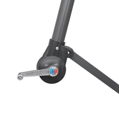 PARASOL OGRODOWY WISZĄCY ZIELONY 3M SŁUPEK ALUMINIOWY