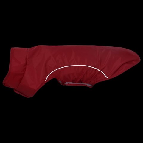 PŁASZCZ UBRANKO PRZECIWDESZCZOWE DLA PSA Z ODBLASKOWYMI PASKAMI S