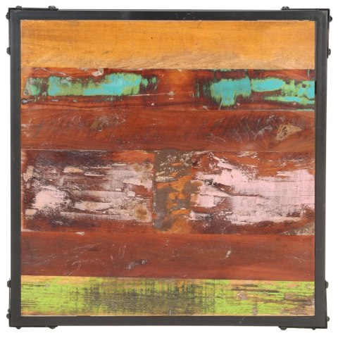 STOLIK KAWOWY 60X60X35CM LITE DREWNO Z ODZYSKU