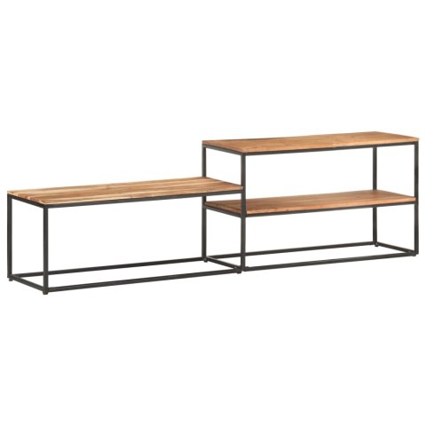 SZAFKA POD TELEWIZOR 180X30X50CM DREWNO AKACJOWE