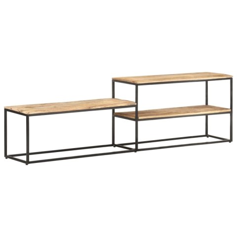 SZAFKA POD TELEWIZOR 180X30X50CM SUROWE DREWNO MANGO