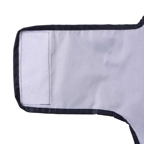 PŁASZCZ UBRANKO PRZECIWDESZCZOWE DLA PSA Z ODBLASKOWYMI PASKAMI L