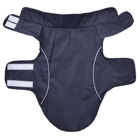 PŁASZCZ UBRANKO PRZECIWDESZCZOWE DLA PSA Z ODBLASKOWYMI PASKAMI S