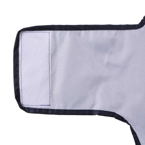 PŁASZCZ UBRANKO PRZECIWDESZCZOWE DLA PSA Z ODBLASKOWYMI PASKAMI S