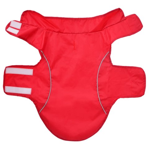 PŁASZCZ UBRANKO PRZECIWDESZCZOWE DLA PSA Z ODBLASKOWYMI PASKAMIXS