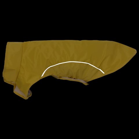 PŁASZCZ UBRANKO PRZECIWDESZCZOWE DLA PSA Z ODBLASKOWYMI PASKAMI M