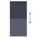 ROLETA OKIENNA PRZECIWSŁONECZNA 40X100CM SZARA