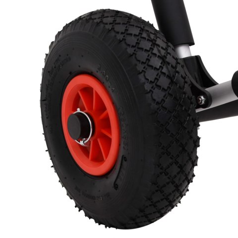 WÓZEK NA SUP NA 2 DESKI SURFINGOWE SKŁADANY 90KG ALUMINIOWY