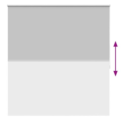 ROLETA OKIENNA ZACIEMNIAJĄCA SZARA 160X175CM