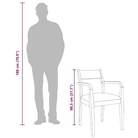 KRZESŁA DO JADALNI Z PODUSZKAMI 2 SZT. BIAŁE LITE DREWNO GUMOWE