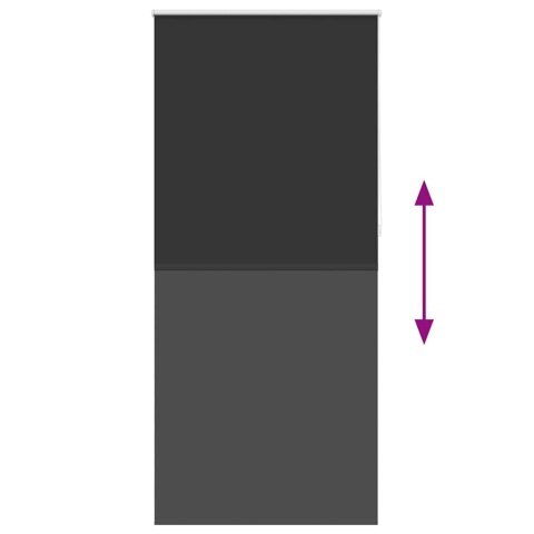 ROLETA OKIENNA PRZECIWSŁONECZNA 120X230CM CZARNA