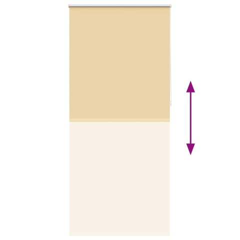ROLETA OKIENNA ZACIEMNIAJĄCA BEŻOWA 80X 230CM