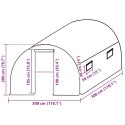 ZASTĘPCZE POKRYCIE SZKLARNI (9M²) 3X3X2M PRZEZROCZYSTE