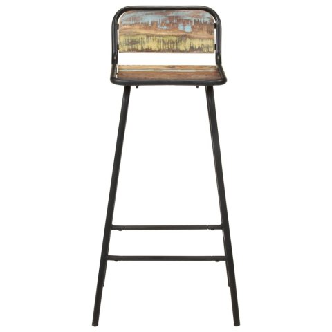 KRZESŁA BAROWE 4SZT DREWNO Z ODZYSKU