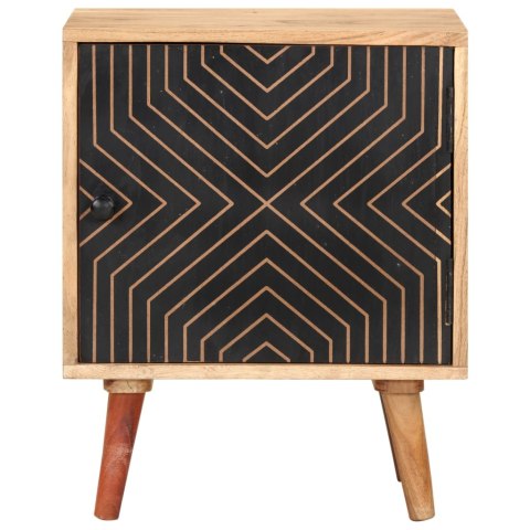 SZAFKA NOCNA 40X30X50CM LITE DREWNO AKACJOWE