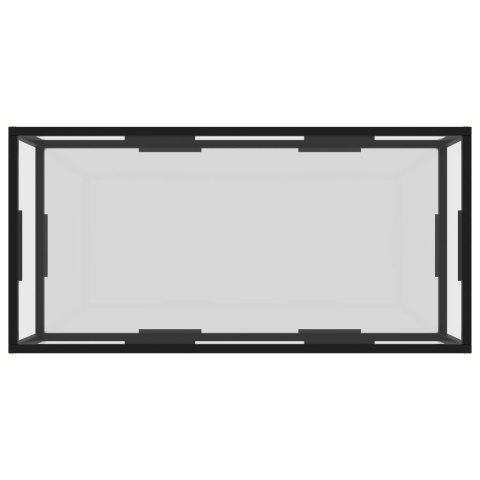 STOLIK HERBACIANY PRZEZROCZYSTY 100X50X35CM SZKŁO HARTOWANE