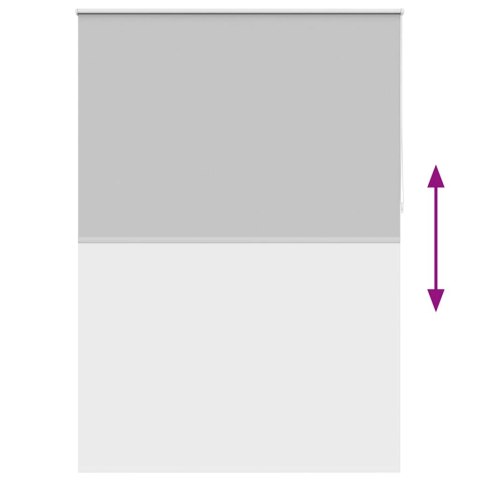 ROLETA OKIENNA ZACIEMNIAJĄCA SZARA 160X 230CM