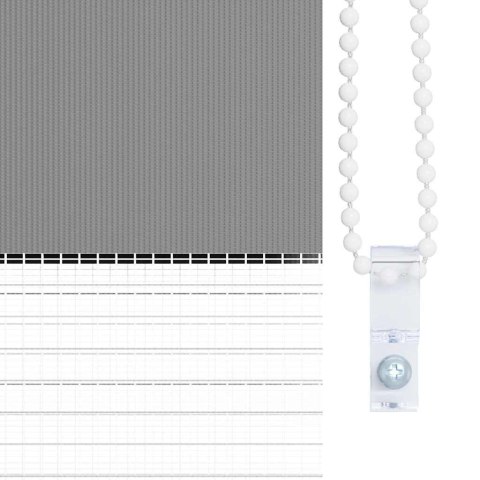 ROLETA OKIENNA ZEBRA 120X230CM SZARA