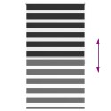 ROLETA ZEBRA 100X 175CM CZARNA