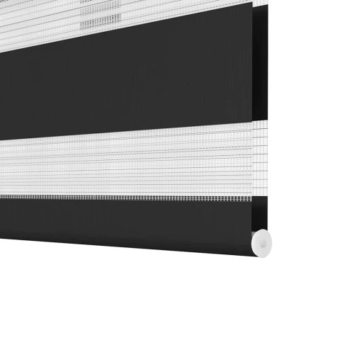 ROLETA ZEBRA 140X 175CM CZARNA