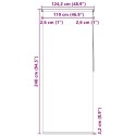 ROLETA PRYSZNICOWA 120X240CM BIAŁA