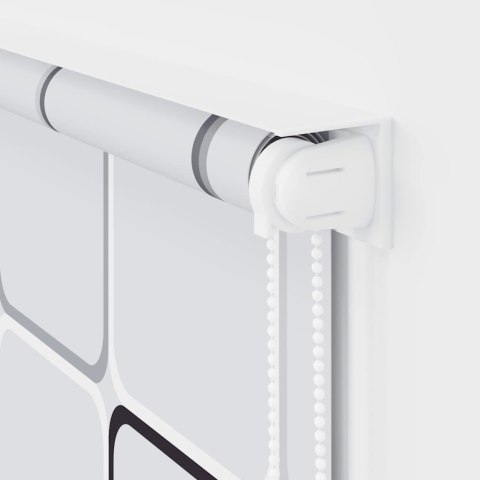 ROLETA PRYSZNICOWA 120X240CM WZÓR W KWADRATY