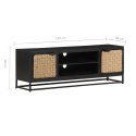 SZAFKA POD TV 120X30X40CM DREWNO MANGO