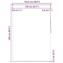 ROLETA PRYSZNICOWA 140X240CM Z NAPISAMI