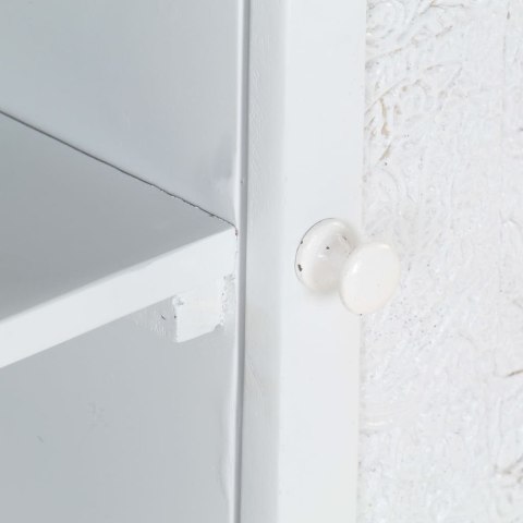 SZAFKA POD TV BIAŁA 115X30X46CM LITE DREWNO MANGO