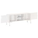 SZAFKA POD TV BIAŁA 115X30X46CM LITE DREWNO MANGO