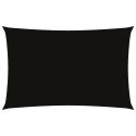PROSTOKĄTNY ŻAGIEL PRZECIWSŁONECZNY WODOODPORNY OGRODOWY MARKIZA TARAS 5X8M CZARNY