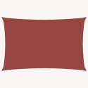 PROSTOKĄTNY ŻAGIEL PRZECIWSŁONECZNY WODOODPORNY OGRODOWY MARKIZA TARAS 5X8M TERAKOTA