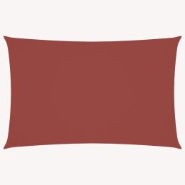 PROSTOKĄTNY ŻAGIEL PRZECIWSŁONECZNY WODOODPORNY OGRODOWY MARKIZA TARAS 5X8M TERAKOTA