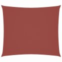 PROSTOKĄTNY ŻAGIEL PRZECIWSŁONECZNY WODOODPORNY OGRODOWY MARKIZA TARAS 2X2,5M TERAKOTA