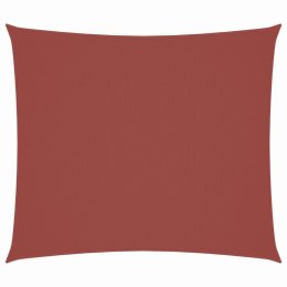 PROSTOKĄTNY ŻAGIEL PRZECIWSŁONECZNY WODOODPORNY OGRODOWY MARKIZA TARAS 2X2,5M TERAKOTA