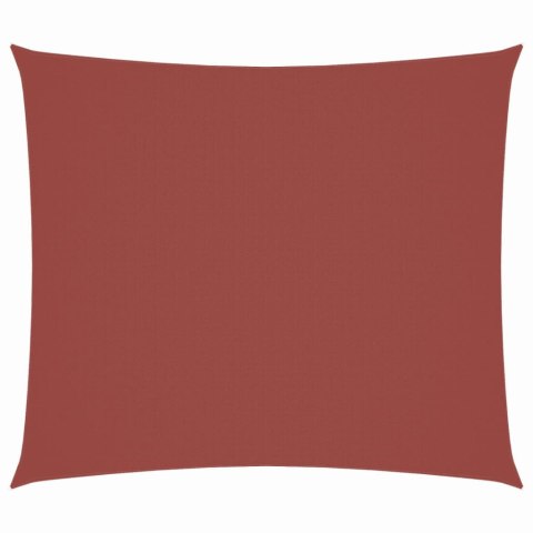 PROSTOKĄTNY ŻAGIEL PRZECIWSŁONECZNY WODOODPORNY OGRODOWY MARKIZA TARAS 2X2,5M TERAKOTA