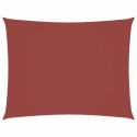 PROSTOKĄTNY ŻAGIEL PRZECIWSŁONECZNY WODOODPORNY OGRODOWY MARKIZA TARAS 2X3,5M TERAKOTA