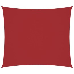 PROSTOKĄTNY ŻAGIEL PRZECIWSŁONECZNY WODOODPORNY OGRODOWY MARKIZA TARAS 2,5X3M CZERWONY