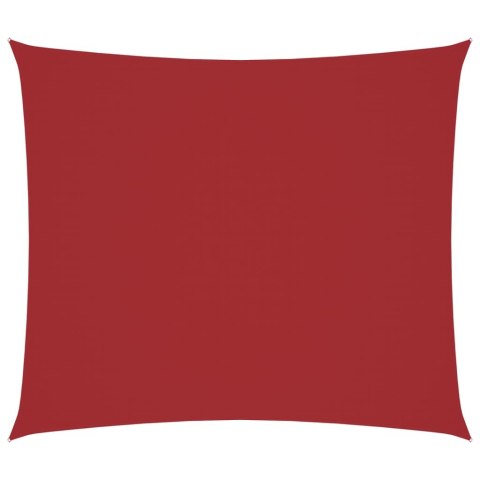 PROSTOKĄTNY ŻAGIEL PRZECIWSŁONECZNY WODOODPORNY OGRODOWY MARKIZA TARAS 2,5X3M CZERWONY