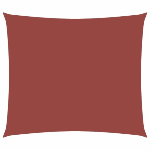 PROSTOKĄTNY ŻAGIEL PRZECIWSŁONECZNY WODOODPORNY OGRODOWY MARKIZA TARAS 2,5X3M TERAKOTA