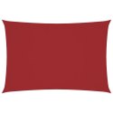 PROSTOKĄTNY ŻAGIEL PRZECIWSŁONECZNY WODOODPORNY OGRODOWY MARKIZA TARAS 3X6M CZERWONY